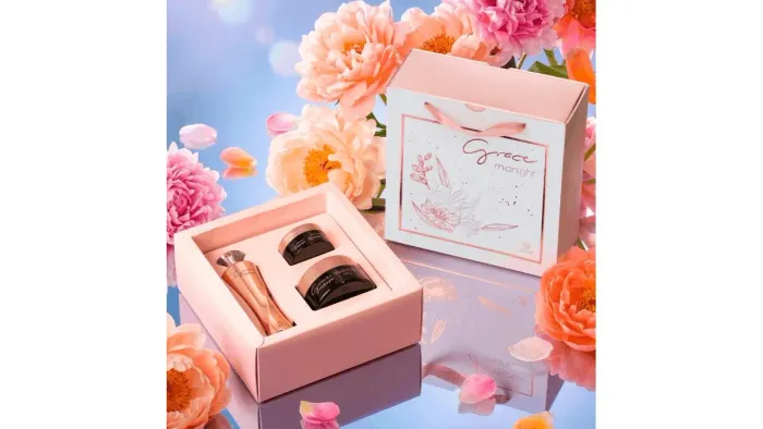 Presente dia das mães Kit Hinode Perfume grace midnight+ Sérum + hidratante corporal 