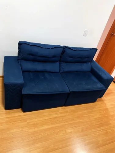 Sofá Retrátil e Reclinável 3 lugares