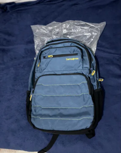 Mochila Samsonite azul 
