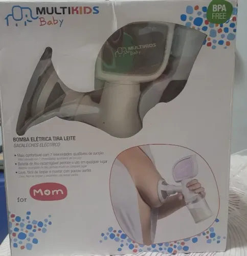 Bomba elétrica tira leite multikids
