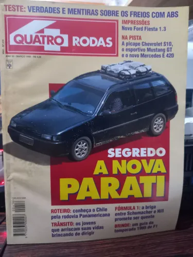 Revista quatro rodas edição nova Parati