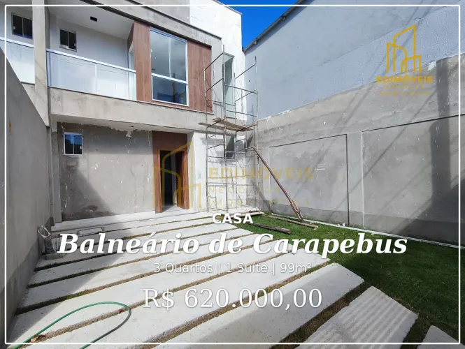 Casa Moderna e Funcional em Balneário de Carapebus, Perto da Praia