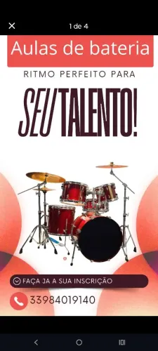 Aulas de instrumentos musicais