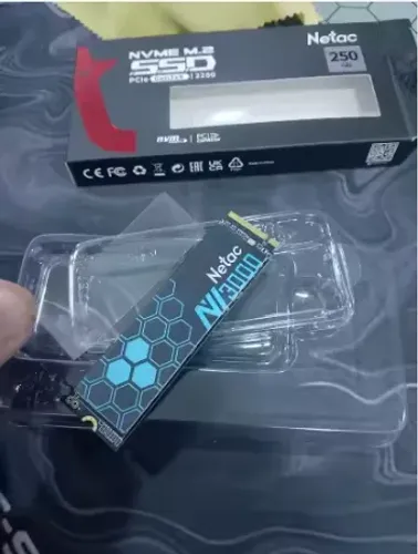 ssd nvme 250gb netac ( novo lacrado)