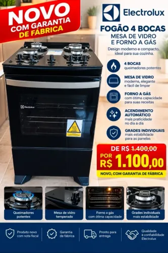 Fogão NOVO Eletrolux