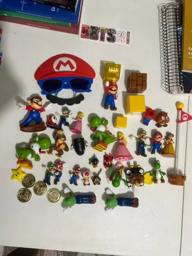 LOTE SUPER MARIO BROS DIVERSOS PERSONAGENS