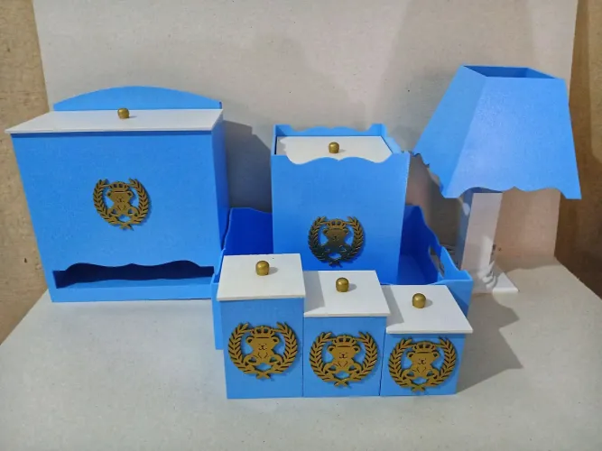 Kit higiene bebê menino 