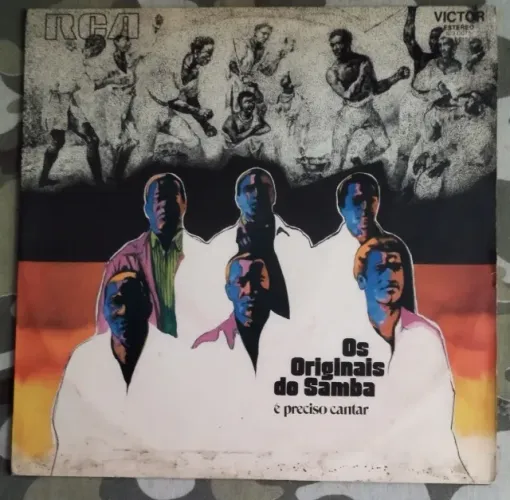 LP Vinil Os Originais Do Samba É Preciso Cantar 1973 VG
