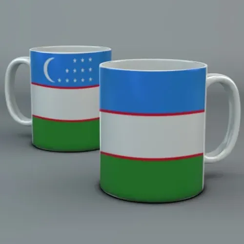 Caneca Uzbequistão Copa 2026 Personalizada