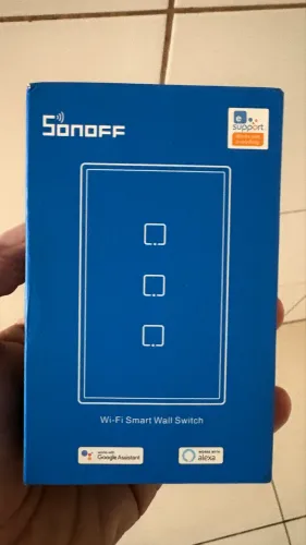 Interruptor Smart Wifi Sonoff 3 Botões