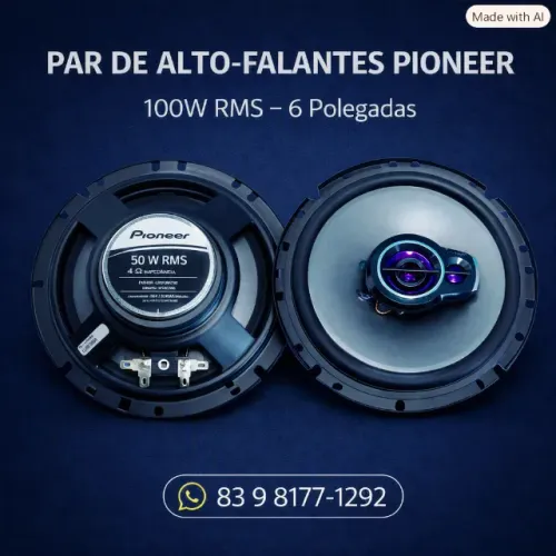 Par Fones Pioneer 100W RMS