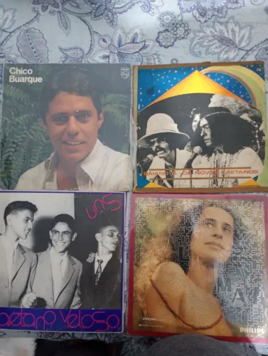 Lote 4 LPs MPB Clássicos
