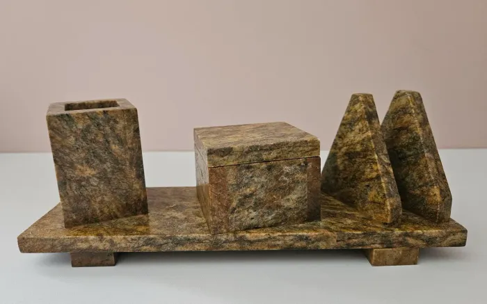 Conjunto para Escritório em Pedra Sabão 