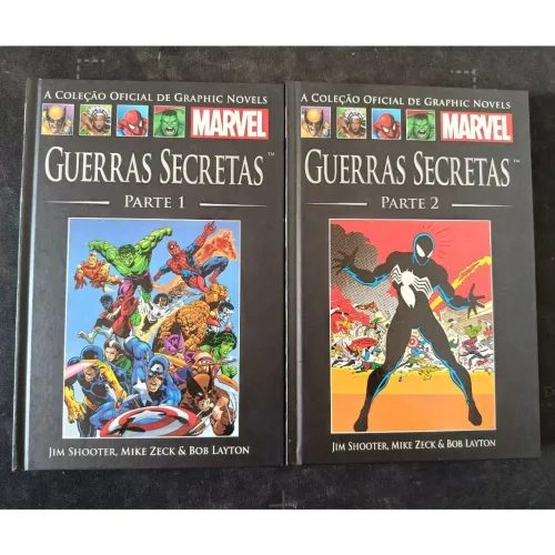 Guerras Secretas em 2 Volumes Marvel Comics - Ed. Salvat