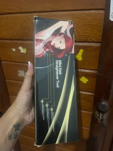 Mini prancha de cabelo