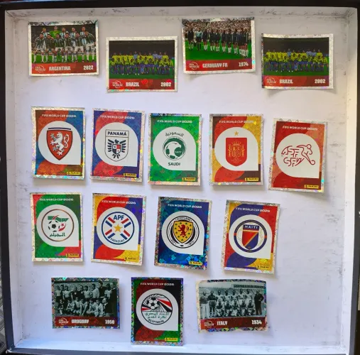Figurinhas Brilhantes Álbum Copa