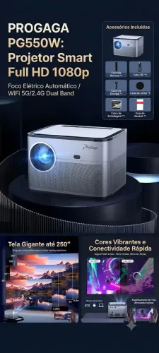 Projetor progaga PG 550w