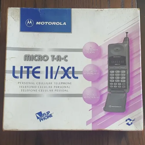 Relíquia: Motorola MicroTAC Lite II / XL - Completo na Caixa - Vintage