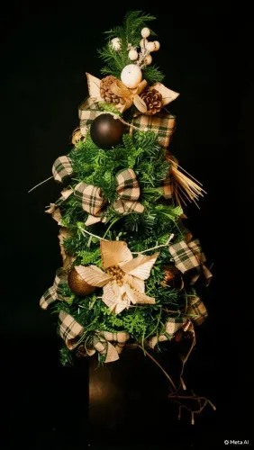 ? Árvore de Natal Decorada - Elegância e Charme em Cada Detalhe! ?