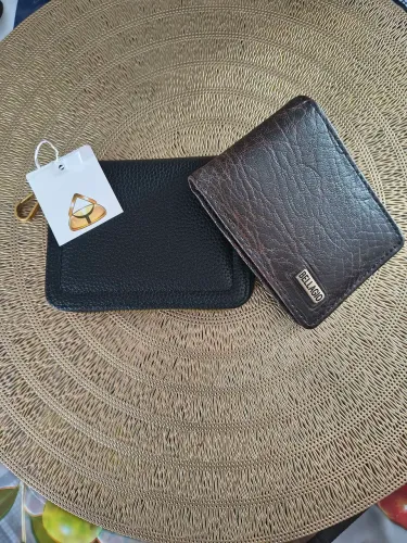 2 carteiras feminina e masculina 
