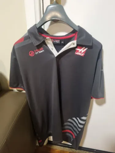 Camisa Polo Oficial Haas F1 Team Original - Tam XXL