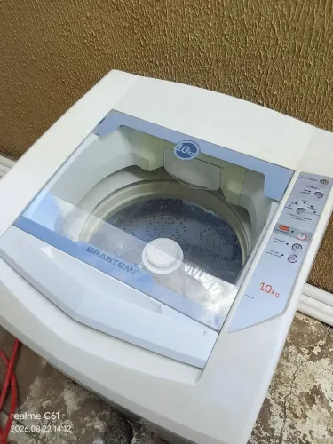 Máquina de lavar Brastemp 10 kg Sexto de inox