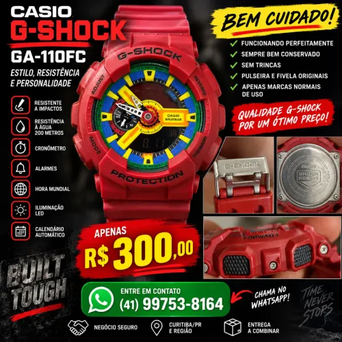 Casio ga110fc item de coleção