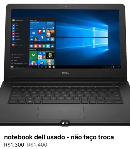 Notebook Ispiron 14 - 4gb - i3