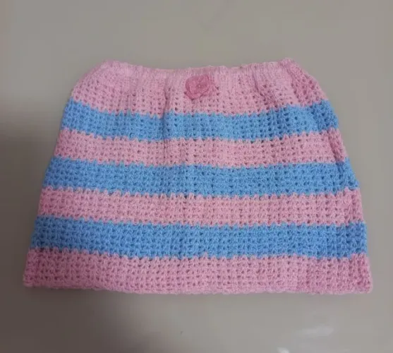 Saia Bebê Crochê Artesanal Menina R$25 Cada