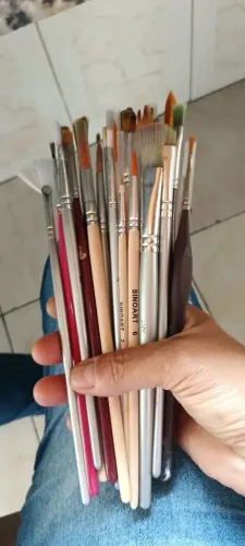 Pinceis novos So para quem desenha .leia descricao.