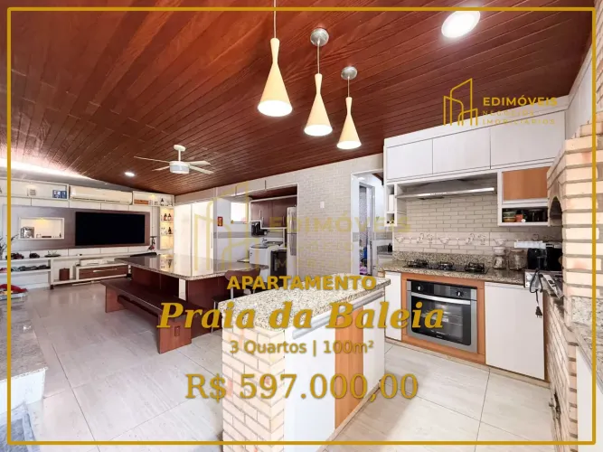 Exclusivo Garden 3 Quartos na Praia da Baleia, Pronto para Morar!