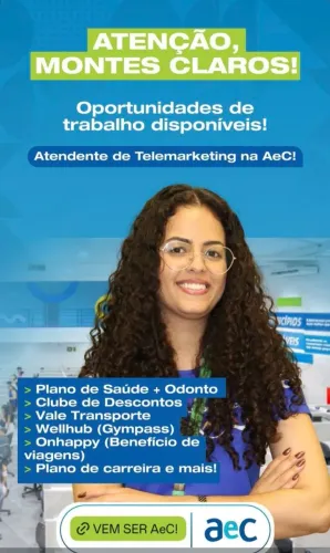 ? **OPORTUNIDADE DE EMPREGO EM MONTES CLAROS!** ?<br>