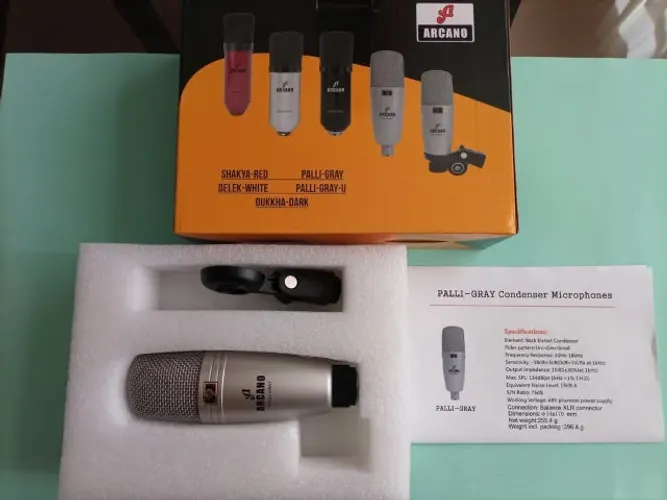 Microfone Condensador Arcano PALLI-GRAY