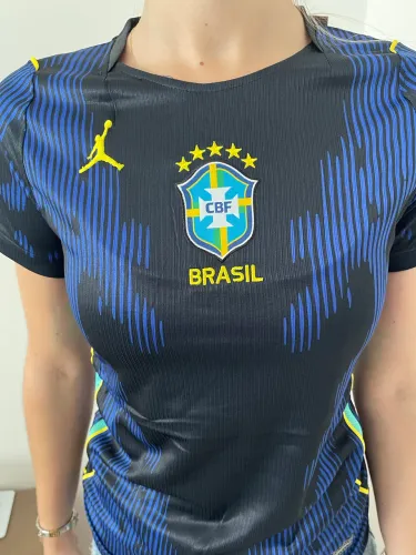 Camisa Brasil Azul copa do mundo 26/27 feminina