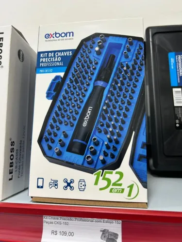 Chaves de Precisão com 152 peças para Eletrônico