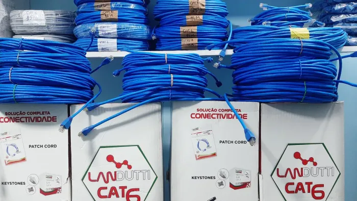 Cabo de rede Ethernet CAT6 10GBPs ( ENTREGA GRÁTIS COM DESCONTO ) CONSULTE AS METRAGEM 