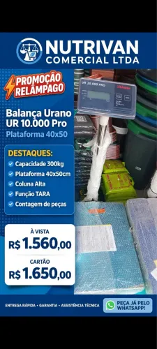 Balança urano 300 kg homologado pelo inmetro