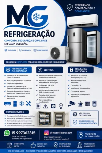 Serviços de ar condicionado, Elétrica,