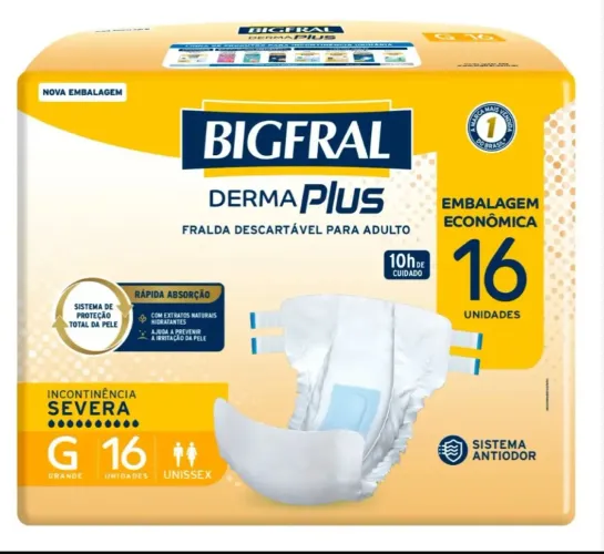 Fralda Geriátrica BIGFRAL