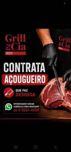 Contrata -se Açougueiro C/ experiência em desossa 