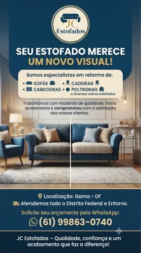Reforma dê sofá .