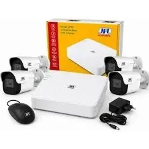 Kit Completo de Segurança - CFTV + Central de Alarme + Sensores