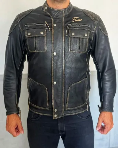 JAQUETA TUTTO CUSTOM - COURO LEGÍTIMO | TAMANHO 2XL