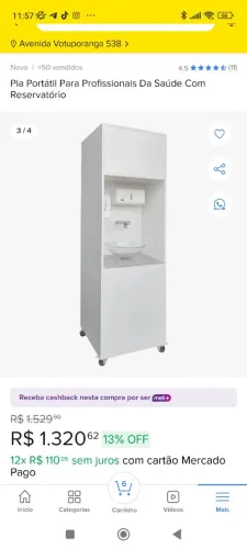 Pia portátil clinica