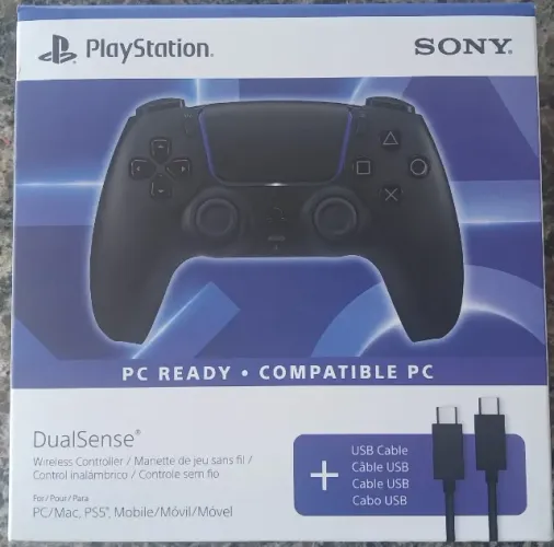 Controle Sony Dualsense Midnight Black PS5/PC
