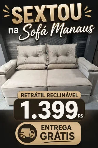 Sofá retrátil bege !!!!!