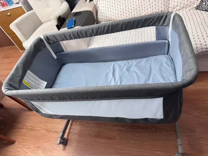 Berço portátil Kababy + colchão Ortobom