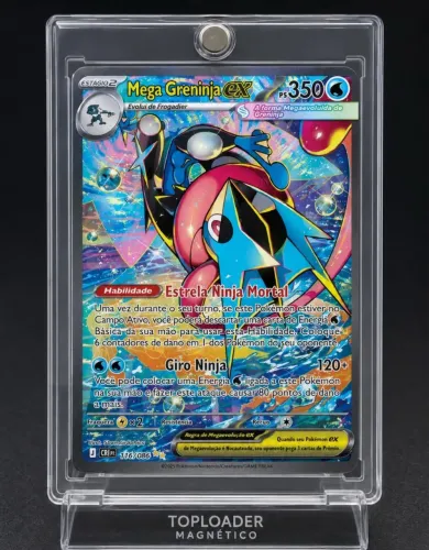 Carta Pokémon TCG - Mega Greninja ex (116/086) - Full Art - Português
