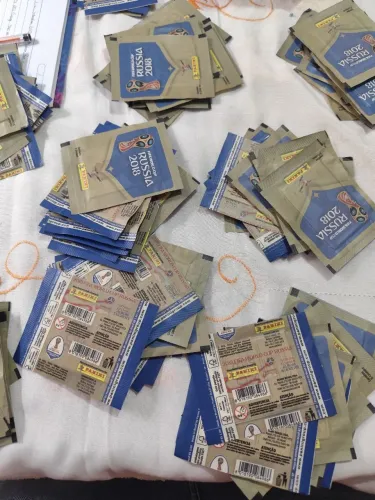 Copa do mundo 2018, envelopes lacrados.
