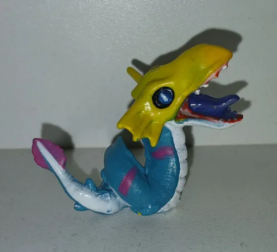 BONECO ACTION FIGURE MINIATURA DIGIMON SEADRAMON